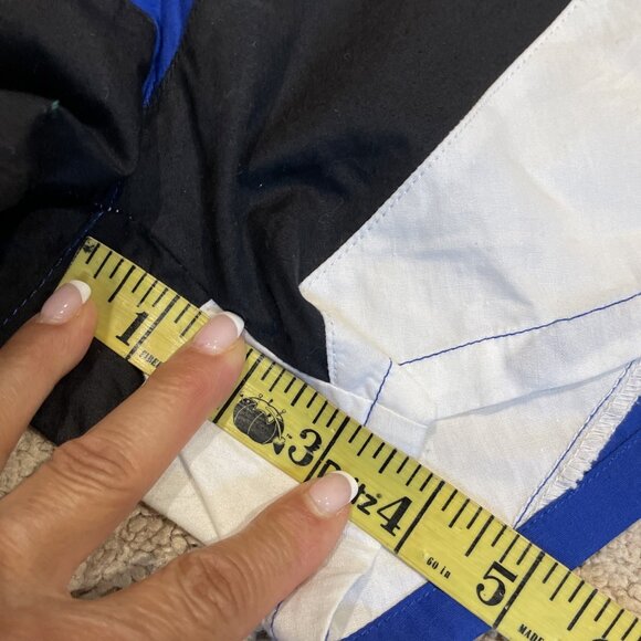 Vintage Sportime Actionwear Swim Trunks Bathing Suit Men's XL Colorblock Cotton - Picture 5 of 11